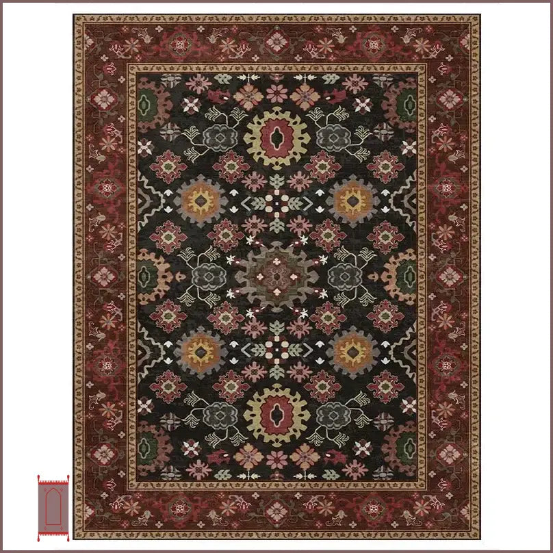 Tapis Marron Vintage