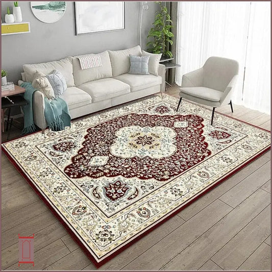 Tapis Salon Vintage Beige