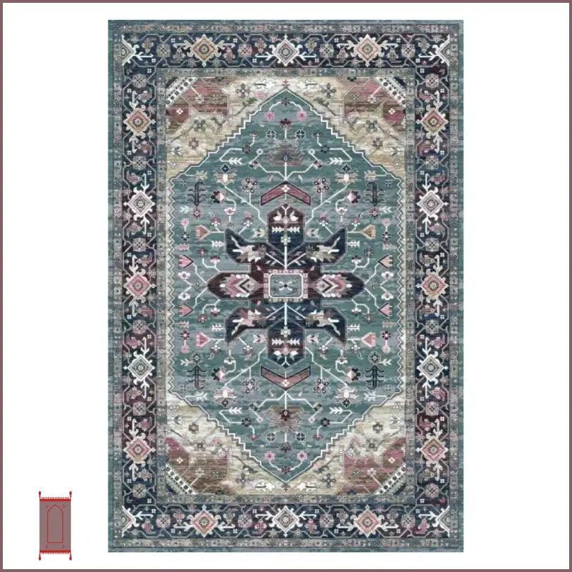 Tapis Vintage Turquoise